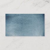 Wasserfarbene Marine nautische Hochzeit. Blaue Det Begleitkarte (Rückseite)