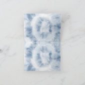 Wasserfarbene maritime Hochzeitsfeier Anker Marine Dankeskarte (Innenseite)