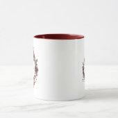 Wasserfarbene Mit Monogramm Tasse (Zentrum)