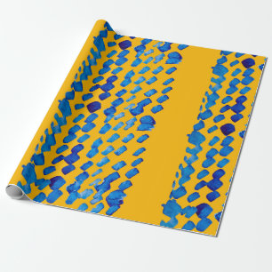Wasserfarbene nahtlose Muster mit abstrakten Fleck Geschenkpapier