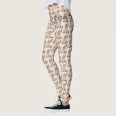 Wasserfarbene Niedliche Babynahrung mit Blush & Bl Leggings (Links)