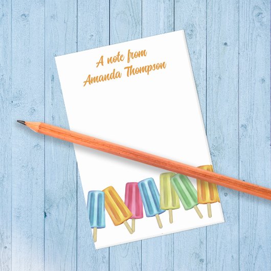 Wasserfarbene Niedliche Populationen Post-it Klebezettel