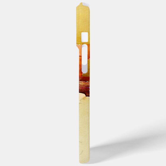 Wasserfarbene Pflanze Schmetterling Individuelle N Case-Mate iPhone Hülle (Rückseite / Links)