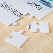 Wasserfarbene Pine Trees John Muir Nature Zitat Puzzle (Seite)