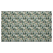 Wasserfarbene Pinienbäume Stoff (Fat Quarter (45,7 x 55,9 cm))