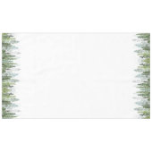 Wasserfarbene Pinienbäume Tischdecke (Vorderseite (Horizontal))