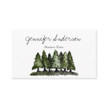 Wasserfarbene Pinienwälder