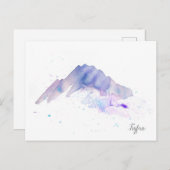 Wasserfarbene Postkarte - Tryfan (Vorne/Hinten)