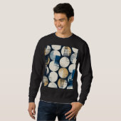 Wasserfarbene Punkte, getauchte Wirkung. Sweatshirt (Vorne ganz)