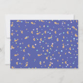 Wasserfarbene Regenbogenstreifen Kinderdusche Einl Einladung (Rückseite)