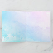 Wasserfarbene Riesengebirge Vogelwelt Kunstvoll wa Dankeskarte (Innenseite)