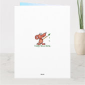 Wasserfarbene Riesengebirge Vogelwelt Kunstvoll wa Dankeskarte (Rückseite)