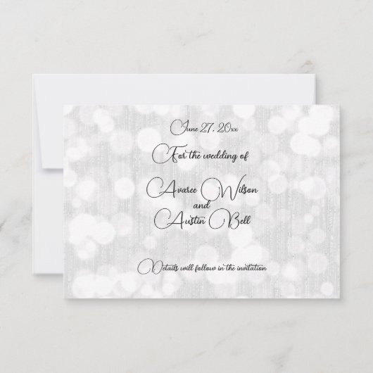 Wasserfarbene Rosa Kirschblüten Save The Date (Rückseite)