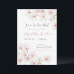 Wasserfarbene Rosa Kirschblüten Süß 16 Einladung<br><div class="desc">Ein frischer Frühlingshunger inspiriere dieses Design, basierend auf einem meiner originalen Aquarellbilder von blühenden Kirschblüten des Kirschblossom-Festivals der Washington DC. Ein zartes, zartes, weiches, rosafarbenes Blumengestein ist perfekt für ein elegantes 16-Party. Dieses einfache botanische Design funktioniert für so viele Anlässe gut! Text kann geändert und personalisiert werden, um Ihre Bedürfnisse...</div>