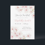 Wasserfarbene Rosa Kirschblüten Süß 16 Einladung<br><div class="desc">Ein frischer Frühlingshunger inspiriere dieses Design, basierend auf einem meiner originalen Aquarellbilder von blühenden Kirschblüten des Kirschblossom-Festivals der Washington DC. Ein zartes, zartes, weiches, rosafarbenes Blumengestein ist perfekt für ein elegantes 16-Party. Dieses einfache botanische Design funktioniert für so viele Anlässe gut! Text kann geändert und personalisiert werden, um Ihre Bedürfnisse...</div>