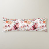 Wasserfarbene Rose Seitenschläferkissen (Vorderseite)