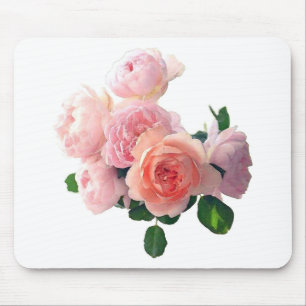 Wasserfarbene Rosen Elegantes Template Moderne Mousepad