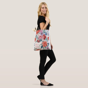 Wasserfarbene Rosengroßhandtasche für Frauen Tasche