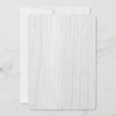 Wasserfarbene Rote Rosen Rustikale Hochzeit Einlad Einladung (Rückseite)