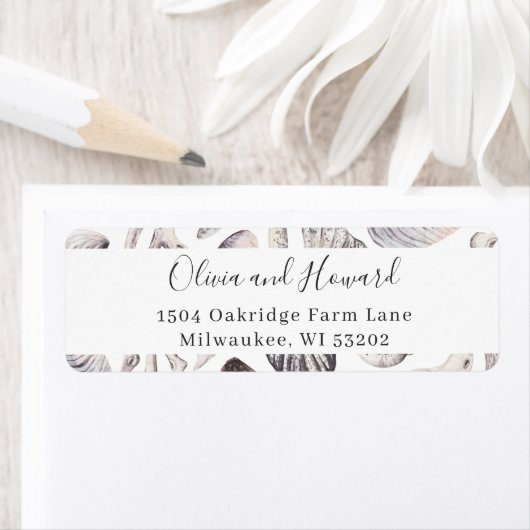 Wasserfarbene Rücksendeadresse (Insitu)