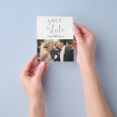 Wasserfarbene, rustikale Blumenhochzeit Sichern Si Flyer (Gruppe)