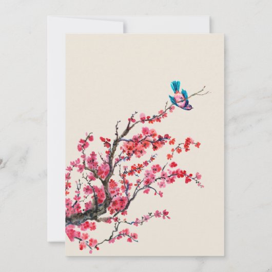 Wasserfarbene rustikale Wildtiere Blütenbaby-Dusch Einladung (Rückseite)