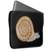 Wasserfarbene Schnecke Laptopschutzhülle (Vorne Rechts)