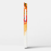 Wasserfarbene schöne Frau mit Kranz Case-Mate iPhone Hülle (Rückseite / Links)