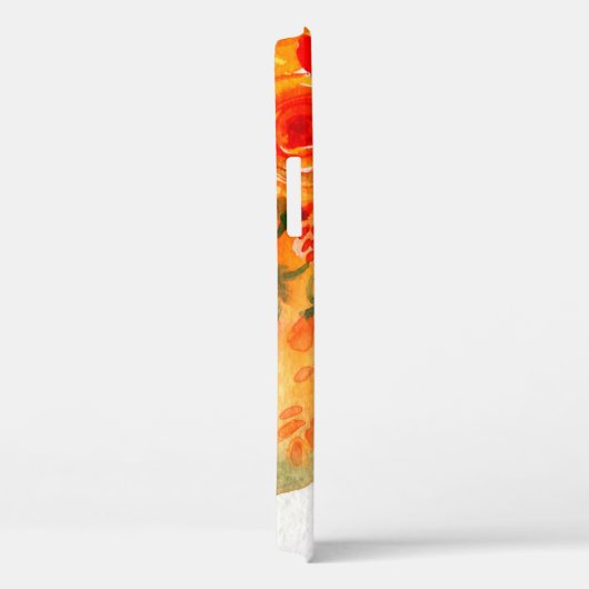 Wasserfarbene schöne Frau mit Kranz Case-Mate iPhone Hülle (Rückseite / Rechts)