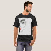 Wasserfarbene Schönheit: Porträtmalerei bei Frauen T-Shirt (Vorne ganz)