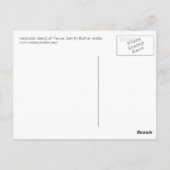 Wasserfarbene Skizze Postkarte von Venedig ITALIEN (Rückseite)