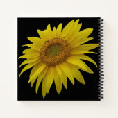 Wasserfarbene Sonnenblume Notizblock (Rückseite)