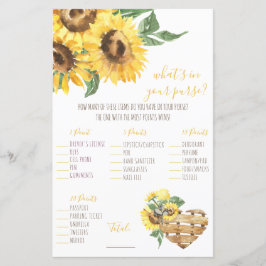 Wasserfarbene Sonnenblume Was ist in deiner Handta