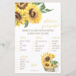 Wasserfarbene Sonnenblume Was ist in deiner Handta