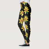 Wasserfarbene Sonnenblumen Blütenblume Vibrant Han Leggings (Links)