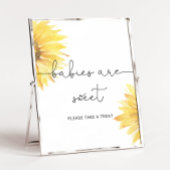 Wasserfarbene Sonnenblumen Kinder sind süßes Poste Poster