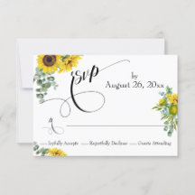 Wasserfarbene Sonnenblumen und Eukalyptus Elegante