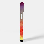 Wasserfarbene Sonnenuntergänge Mit Monogramm Case-Mate iPhone Hülle (Rückseite / Rechts)