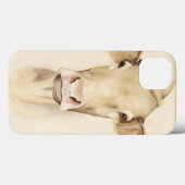 Wasserfarbene Stalltiere | Kuh Case-Mate iPhone Hülle (Rückseite (Horizontal))