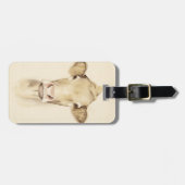 Wasserfarbene Stalltiere | Kuh Gepäckanhänger (Vorderseite horizontal)