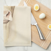 Wasserfarbene Stalltiere | Kuh Geschirrtuch (Viertel Falte)