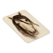 Wasserfarbene Stalltiere | Pferd Magnet (Rechte Seite)