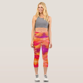 Wasserfarbene Stilelemente Leggings