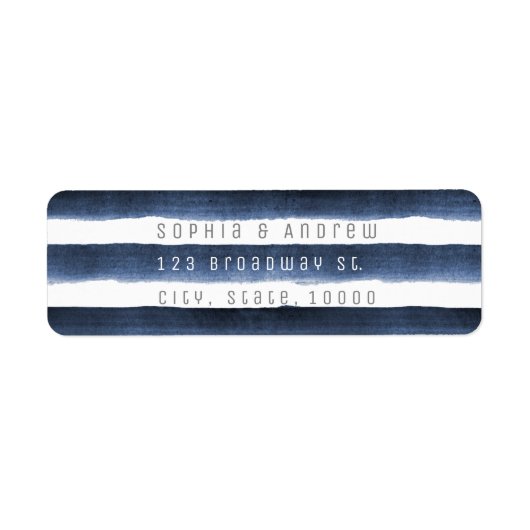 Wasserfarbene Streifen (Vorne)