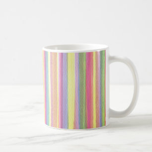 Wasserfarbene Streifen Kaffeetasse