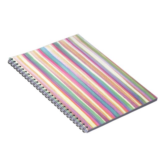 Wasserfarbene Streifen Notizblock (Rechte Seite)
