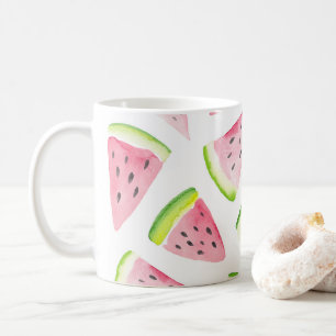 Wasserfarbene Teezubereitung Wassermelone Tasse