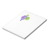 Wasserfarbene Trauben 2 Notizblock (Rotiert)