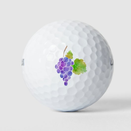 Wasserfarbene Trauben Golfball (Vorderseite)