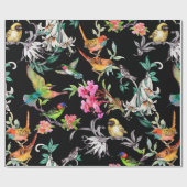 Wasserfarbene, von Hand gezeichnete, nahtlose Must Geschenkpapier (Flach)